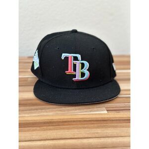 Tampa Bay Rays New Era World Series 2008 Fitted 59FIFTY Hat - 7 1/4